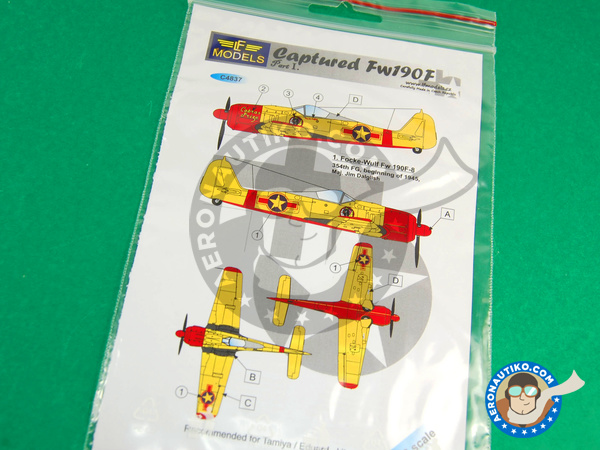 Lf Models Marking Livery 1 48 Scale Focke Wulf Fw 190 Würger F